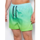 Men's swimming shorts W318 - lime/turquoise