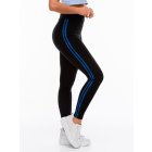 Women's leggings PLR187 - black/blue