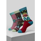 Socks // Urban classics Christmas Nutcracker Socks 3-Pack multicolor
