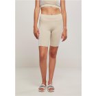 Shorts // Urban Classics Ladies Color Block Cycle Shorts softseagrass/white/white