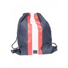 Urban Classics Accessoires / Striped Gym Bag navy/fire red/white