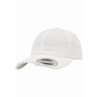 Baseball cap // Flexfit Low Profile Destroyed Cap white