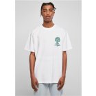 Men´s T-shirt short-sleeve // Urban Classics Organic Tree Logo Tee white