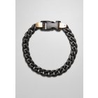 Necklace // Urban Classics Light Chain Necklace black/gold
