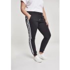 Women´s sweatpants  // Urban Classics Ladies College Contrast Sweatpants black/white/black