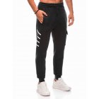 Men's sweatpants P1371 - dark grey