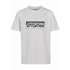 Kid`s t-shirt // Mister tee Kids Attention Tee white