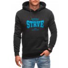 Men's zip-up sweatshirt B1616 - dark grey