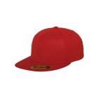 Baseball cap // Flexfit Premium 210 Fitted red