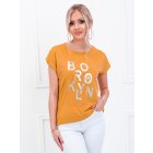 Women's printed t-shirt SLR020 - orange