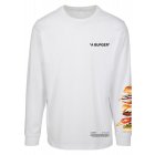 Men´s T-shirt long-sleeve // Mister tee Burger Longsleeve white