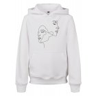Mister Tee / Kids One Line Fit Hoody white